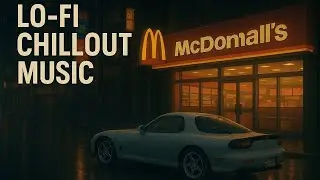 🎧🚙 RX-7 Rain Drive Vibes | 1HR Lofi Chill Mix 🌧️🍔
