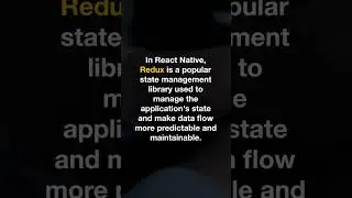 Redux in React native