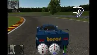 TORCS gameplay car6-trb1 versus all on Road Tracks - Wheel 1