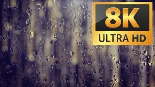 Animated Rain drops video Animation Background 8K | IHD