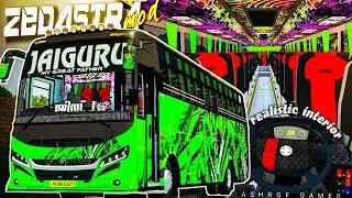 New JAIGURU ZEDASTRA BELLY DICKY BS6 BUS MOD For Bussid💥New Bus Mod For Bussid #bussidmod