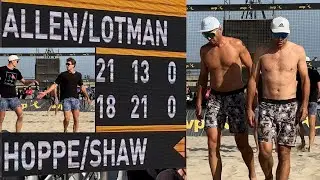 Billy Allen Paul Lotman v Jordan Hoppe James Shaw Set 3 Huntington Open May 17 2024 #beachvolleyball