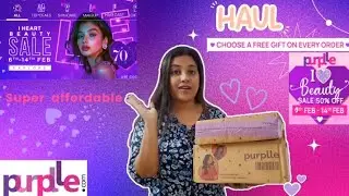 Purplle I Heart Beauty Valentine's Day Sale|Purplle Haul|#purplle#makeup#purplehaul💞