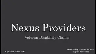 NEXUS Letter Providers for VA Disability Claims