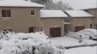 Neige à Saint-Égrève