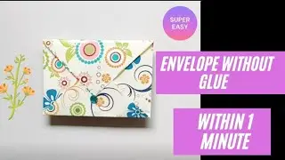 How to make Paper Envelope without Glue || #shorts #papercraft