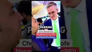 Chris Woodroofe Managing Director Manchester Airport on PIA 1st Direct flight Manchester Islamabad