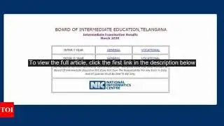 TSBIE Intermediate 1st and 2nd year result 2020 available online: Where and how to check results - T