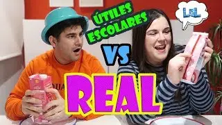 Útiles escolares vs REALIDAD CHALLENGE!! LOL Retos divertidos - Material escolar vs REAL