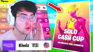 I Competed in the SOLO CASH CUP but ONLY PLACEMENT... (Fortnite Competitive FULL Tournament)