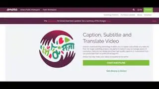 Adding Subtitle Files to a Video Using Amara