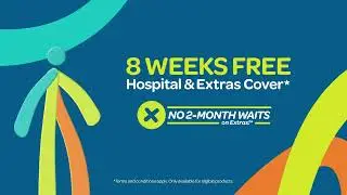 HIF Health Insurance | 8 Weeks Free Hospital & Extras Cover and No 2-Month Waiting Periods | 8W2M