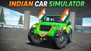 Indian Car Simulator 🚗 | Modified Thar with Indian Flag 🇮🇳 | Full Gameplay