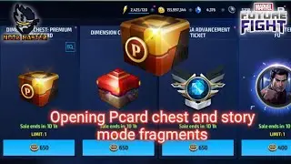 [MFF] Opening Pcard Chest and Story Mode Fragments Chest | Noobmaster | MARVEL Future Fight