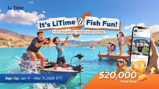 $20,000 PRIZE POOL?! 🎣 Anglers, Assemble! The LiTime Fishing Tournament is LIVE!