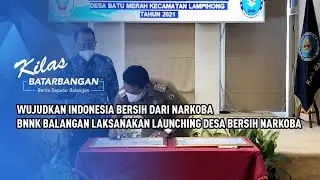 BNNK Balangan Launching Desa Bersih dari Narkoba