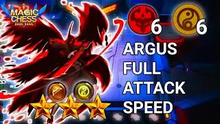 HYPER ARGUS ⭐⭐⭐ | ARGUS CRYSTAL CADIA | FULL ATTACK SPEED | Magic Chess | Mobile Legends:Bang Bang
