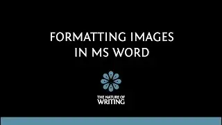Inserting and Formatting Pictures in MS Word