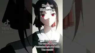 #kaguya confronts #ishigami #kaguyasama #loveiswar #anime #manga #romcom #sliceoflife #viral #trend