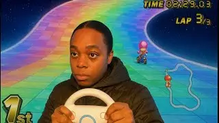I USED THE WII WHEEL THEN THIS HAPPENED.. | 150cc Mario Kart Wii