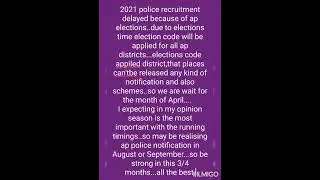 #ap police constable recruitment update now(6500)..year 2021