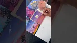 Artwork- Beautiful Moon 🌙 #viral #nature #art #aesthetic #acrylicpainting
