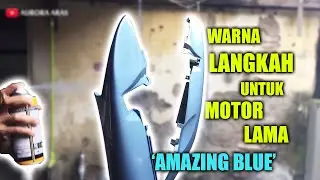 Cat Mirip Warna Vespa | Body Jupiter Z lama Warna Langka Amazing Blue By Diton Premium