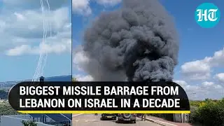 Israel hit by worst missile attacks from Lebanon since 2006 war; Tel Aviv retaliates | Watch