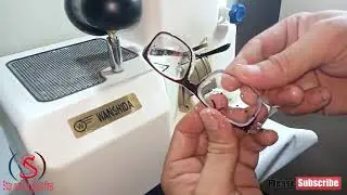 cylindrical eye glass ki fitting |How to fit cylindrical eye glass |star optical glass fitting