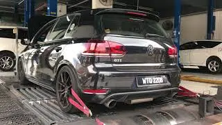 Volkswagen Golf GTI MK6 || Billyboat downpipe + APR RSC catback on dyno