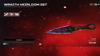 Wraith Heirloom Hopes Dusk Kunai 250 Legendary Season 4+5+6+7+8+9+10+11+12+13+14+15+16+19 Battle Pas