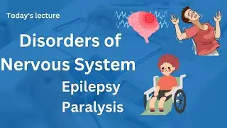 Disorders of Nervous System |10th Class Biology in derail| In Urdu , Hindi Coordination and Control