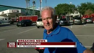 Car crashes into BB&T Bank in St. Pete, two injured