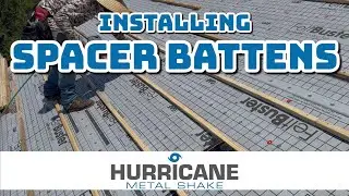 Laying Battens *LIVE INSTALL* Hurricane Metal Shake