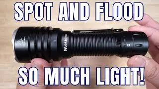 BEST BUDGET EDC FLASHLIGHT! WURKKOS TS23 5000 LUMENS TACTICAL POWERHOUSE UNDER $40!