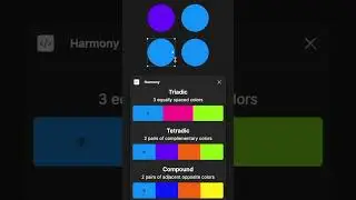 Harmony - Color Palette #figma #figmaplugins #colorpicker #colorpalettes