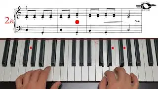 The Overland Stage, Moderate version, John Thompson`s easiest piano course, Part 4