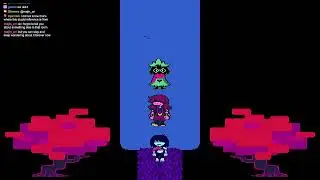 Провал Olivears во время игры в Deltarune, глава 1.