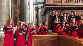 Colquitt County A Cappella Choir opening Mass at the Vatican in Rome!
