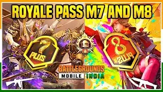 ROYALE PASS M7 E M8 COMPLETO🔥l SEASON M8 ROYAL PASS🔥