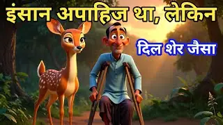 अपाहिज आदमी और उसकी वफादार हिरण | Emotional Animal Story | 3D Cartoon Kahani