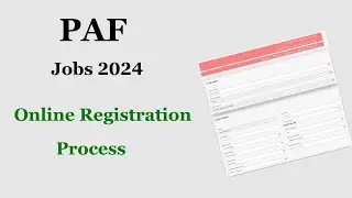 PAF Online Registration Process For Sportsmen, PF & DI, Education Instructor, FMA | PAF Online Apply