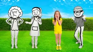 Nastya and friends Pretend Play with Magic Book Characters