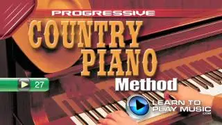 Ex027 Country Piano Lessons ~ Progressive