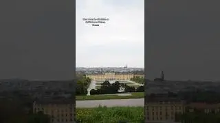 Gloriette - the highest point of Schonbrunn Gardens in Vienna