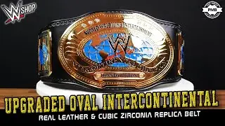 Upgraded WWE Oval Intercontinental Replica Belt