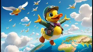 Ducky Flappy Wings Go Flap Flap Flap | Toddler Duck Song | Fun Flapping Rhyme for Kids