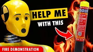 Can the Fire Safety Stick Save This 'Dummy' from FIRE?