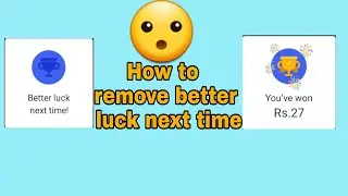 How to remove better luck next time in tez