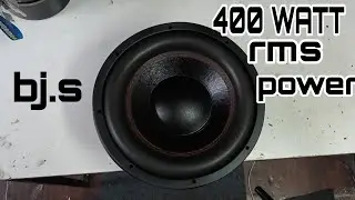 How to make a 400 watt rms power subwoofer speaker 🔊##@